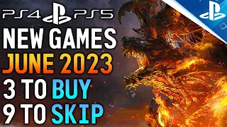 3 NEW PS4/PS5 Games to BUY and 9 to SKIP in June 2023 - New PS5 EXCLUSIVE, Huge Action RPG + More!