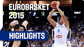 Italy v Germany - Group B - Game Highlights - EuroBasket 2015