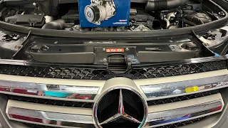 2011 Mercedes-Benz GL 450 DIY replace A/C compressor serpentine         belt, oil filter, housing