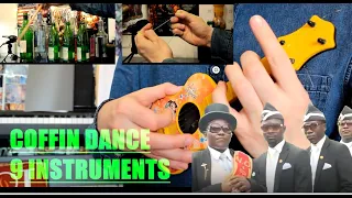 COFFIN DANCE (astronomia) meme played on 9 different instruments