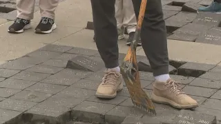 Cleveland Guardians fans pick up their bricks from Progressive Field