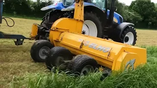 elho dc2100 double chop on a new Holland ts115a silage may 2022