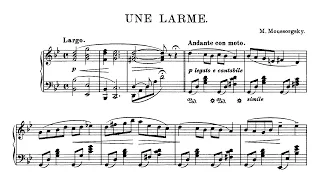 Modest Mussorgsky - Une Larme (A Tear)