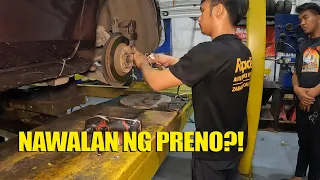 NAWALAN NG PRENO? BUTI NALANG HONEST ANG MEKANIKO..