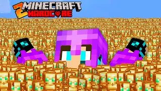 UNLIMITED TOTEMS in Minecraft Hardcore | MINECRAFT HARDCORE