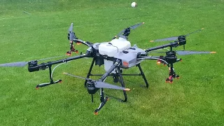 Первый дрон в Бресте DJI Agras T30. Первый запуск.