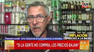 🛒 Precios: "Si la gente no compra, los precios bajan"