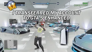 I transferred my modded account to GTA 5 enhanced + Showcase