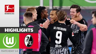 VfL Wolfsburg - SC Freiburg 0-1 | Highlights | Matchday 14 – Bundesliga 2023/24