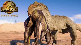 INDOMINUS REX Hunting Animation vs All Dinosaurs | Jurassic World Evolution 2