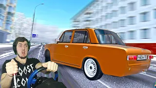 ПРОКАТИЛ ДЕДА НА ДРИФТОВОЙ ЖИГЕ - ОН ОБАКАКАЛСЯ CITY CAR DRIVING + РУЛЬ