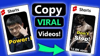 How to Copy VIRAL Motivational Shorts & Reels for MILLIONS of views