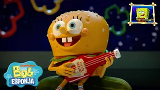 Bob Esponja | Se Bob Esponja Fosse Feito de Comida 🥦 | "O Episódio do Acampamento" | Português