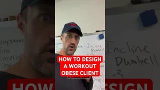 How to train an OBESE client | Personal Training Programming Show Up Fitness CPT #certifiedtrainer