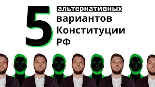 5 альтернативных вариантов Конституции РФ