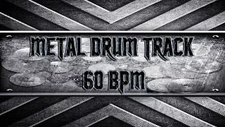 Very Slow Metal Drum Track 60 BPM (HQ,HD)