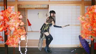 Bản sao của GÁI NHẬT NHẢY DANCE CỰC CHẤT【晚香玉】极乐净土 Gokuraku Jodo· 花魁与金丝雀【今宵与你尽情绽放】枫叶萧萧金丝雀