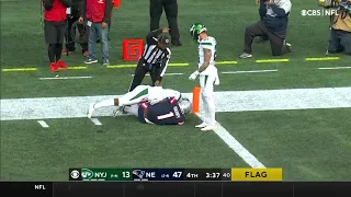 N'Keal Harry with a contested catch - New England Patriots vs New York Jets