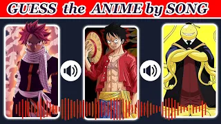 🧐 Guess The Anime By Opening Song? 🎧 | One Piece | Naruto  | Fairy Tail 💡 | Part2