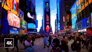 NEW YORK in 2023 🗽 TIMES SQUARE NYC Walking Tour