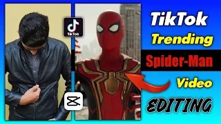 Trending Spider Man video editing tutorial on capcut | New Trend spider Man video editing