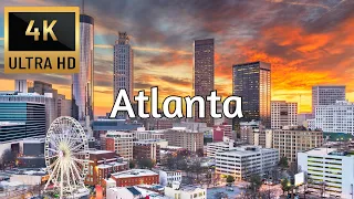 🇺🇸 ATLANTA, GEORGIA [4K] Drone Tour - Best Drone Compilation - Trips On Couch