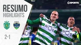 Highlights: Sporting 2-1 Chaves (Portuguese League 18/19 #10)