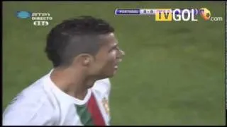 HD Cristaino Ronaldo Disallowed Goal - Portugal vs Spain 4-0 - Friendly - 17_10_2010.flv