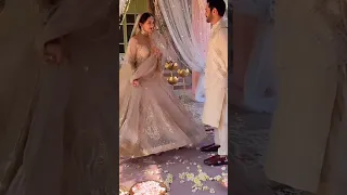 Yumnazaidi and wahajali Nikah look🔥❤️#shorts #youtubeshorts #viral #wahaj #yumna #short #ytshorts