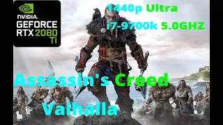 Assassin's Creed Valhalla 1440p Ultra Settings 2080ti i7-9700K 5GHZ