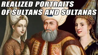 I revived the portraits of Ottoman Sultans and Ottoman Sultanas. Look what they were.