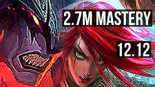 AATROX vs KATARINA (TOP) | 2600+ games, 2.7M mastery, 6/1/2 | EUW Grandmaster | 12.12