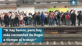 “Espero que no se vuelva a caer", dicen pasajeros en reapertura de Línea 12 del Metro