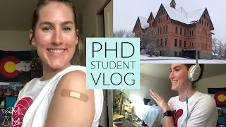 Day in the life of a PhD student: Montana State University, Chemical Engineering: I got my vaccine!