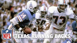 Top 5 University of Texas RBs of All Time | NFL
