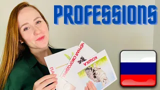 PROFESSIONS in Russian – Russian Vocabulary Cards – Beginners Lesson