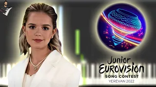 Zlata Dziunka - Nezlamna (Unbreakable) - Ukraine 🇺🇦 - Junior Eurovision 2022 | Piano / Karaoke /MIDI