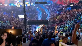 GRINGO OhnePIXEL reagindo a INSANA TORCIDA Brasileira ! Furia X Navi Major Rio 2022