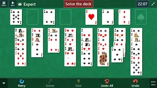 Microsoft solitaire collection: FreeCell - Expert- May 11, 2024