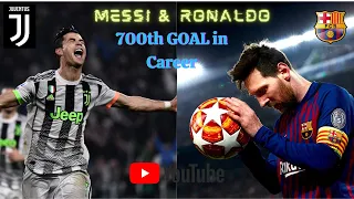 Messi vs Ronaldo ,  1st 100th, 200th, 300th, 400th, 500th, 600th & 700th GOAL in Career 1