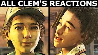 All Clem's Reactions To Louis' Singing - The Walking Dead Final Season 4 Episode 1: Done Running