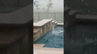 Tennis ball-sized hail falls in Texas