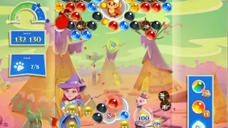 Bubble Witch 2 Saga Level 3309 with no booster & 4 bubbles left