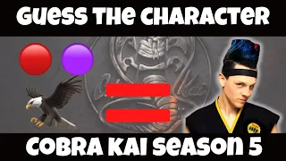 Guess the Cobra Kai season 5 characters by Emoji/Cobra Kai Quiz