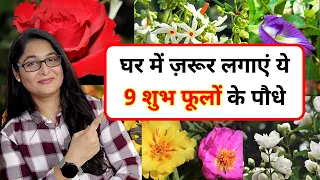 🔴BEST 9 PERMANENT PHOOLON KE PAUDHE HAR GHAR MEIN ZARUR HONE CHAHIE/फूलों के पौधे #flowers #plants