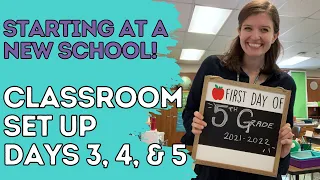 CLASSROOM SETUP DAYS 3, 4 & 5: DIY Projects, Layout, Decorations, and Final Outcome!