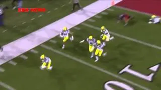 Utah's Kaelin Clay Drops Ball Before Endzone