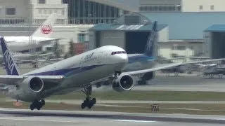 ANA B777 那覇空港離陸! / ANA B777 JA756A takeoff in Naha Airport 2014/03/24