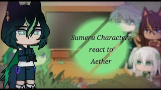 Sumeru Characters react to Aether