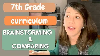 Homeschool Middle School Curriculum planning for 7th grade